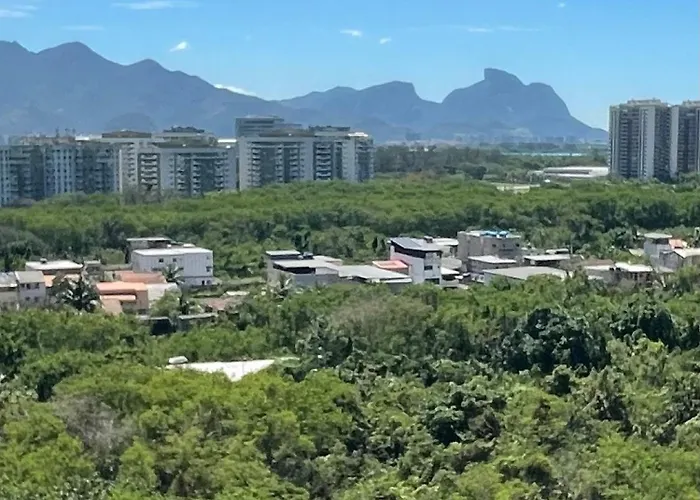 Via Premiere Apto Flat Varanda Vista Montanha Riocentro Eventos Barra Olimpica